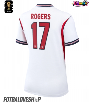Anglie Morgan Rogers #17 Dámské Domácí Dres MS 2026 Krátký Rukáv